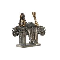 Decoratieve figuren DKD Home Decor Vrouw Koper Hars (30,5 x 15,5 x 28,5 cm) - thumbnail