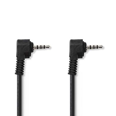 3,5 mm AV-Kabel | 3,5 mm AV Male - 3,5 mm AV Male | 1,0 m | Zwart