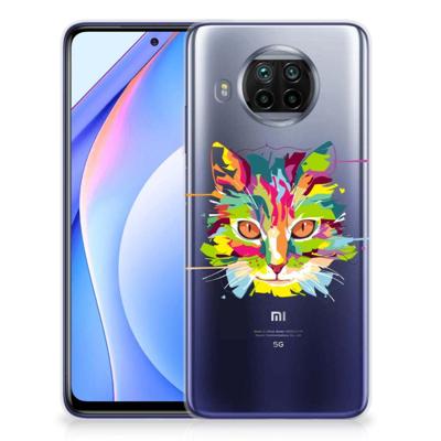 Xiaomi Mi 10T Lite Telefoonhoesje met Naam Cat Color Xiaomi Mi 10T Lite Telefoonhoesje met Naam Cat Color