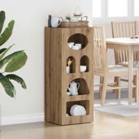 Dressoir Artisan Eiken 40 x 35 x 100,5 cm Bewerkt hout - thumbnail