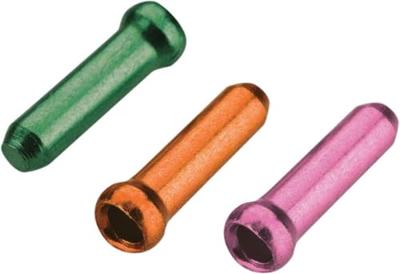 JAGWIRE Cable tips - brake or shift (30pcs each) - cash green / tango orange / pink
