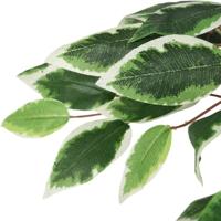 Kunstplant ficus 1008 bladeren 180 cm groen - thumbnail