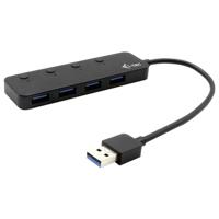 i-tec 4-Port USB 3.0 Metal USB-hub met individuele aan/uit schakelaars - thumbnail