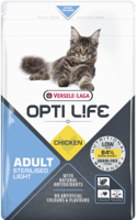VERSELE LAGA - Opti Life Adult Gesteriliseerd/Licht Kattenvoer - Granenvrij - Met Kip - 7,5 kg - thumbnail