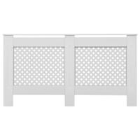 VidaXL Radiatorombouw 152x19x81,5 cm mdf wit - thumbnail