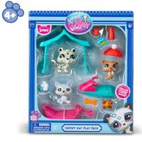 Themapakket met 3 huisdieren - BANDAI - Littlest Pet Shop Snow - Dieren en accessoires - thumbnail