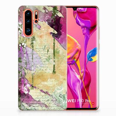 Smartphone hoesje Huawei P30 Pro Letter Painting Smartphone hoesje Huawei P30 Pro Letter Painting