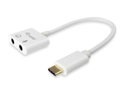 Equip 133460 audio kabel 2 x 3.5mm USB Wit