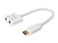 Equip 133460 audio kabel 2 x 3.5mm USB Wit - thumbnail