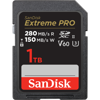 SanDisk Extreme PRO microSDXC-kaart 1 TB Class 10, UHS-I, v30 Video Speed Class Schokbestendig, Waterdicht