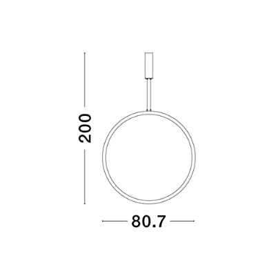 Lyora Ronde hanglampChange Ø 80,7cm goud - 9070170