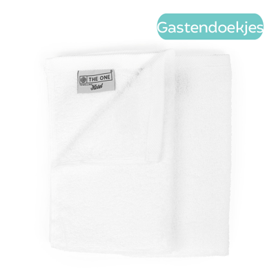 The One Hotel Gastendoekje Luxury 675gr/m2 - 30 x 50 cm - Wit The One Hotel Gastendoekje Luxury 675gr/m2 - 30 x 50 cm - Wit