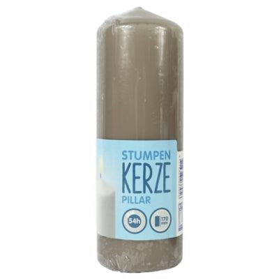 Stompkaars grijs 6 x 17 cm | 12 stuks