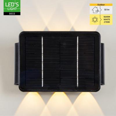 LED&apos;s Light Deco solar zonnepaneel buitenlamp wandlamp daglicht sensor