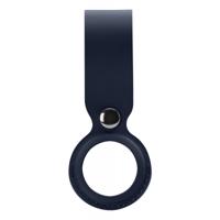 Xccess PU Leather Airtag Loop Dark Blue - thumbnail