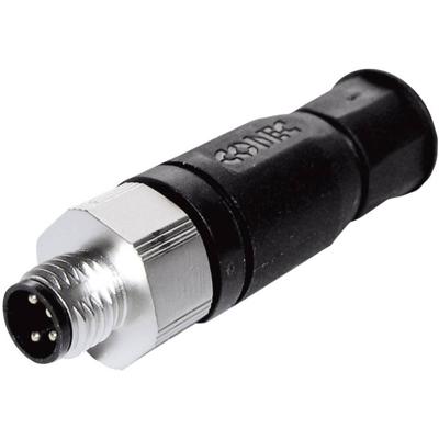 Conec 42-00007 Sensor/actuator connector, niet geassembleerd M8 Aantal polen (sensoren): 4 Stekker, recht 1 stuk(s) Piece