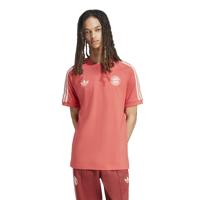 adidas Bayern München Culturewear T-Shirt 2024-2025 Rood Wit - thumbnail