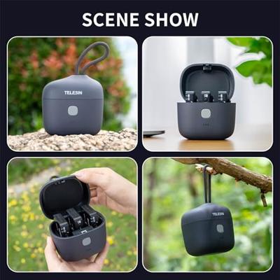 Telesin Allin oplaadbox voor RØDE Wireless GO & Wireless GO II - thumbnail