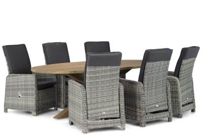 Garden Collections Bello/Boston 240 cm ovaal dining tuinset 7-delig