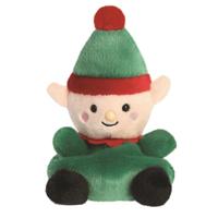 Palm Pals Kerst elf knuffeltje - 13 cm - thumbnail