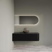 Badmengkraan BWS Sensa met Wateraansluiting Thermostatisch Opbouw Geborsteld RVS - thumbnail