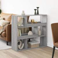 Kamerscherm 100x33x94,5 cm bewerkt hout grijs sonoma eikenkleur - thumbnail