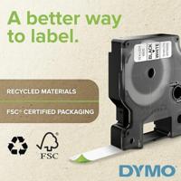 Labeltape DYMO IND RHINO S0718160 Polyester Tapekleur: Transparant Tekstkleur:Zwart 9 mm 5.5 m - thumbnail