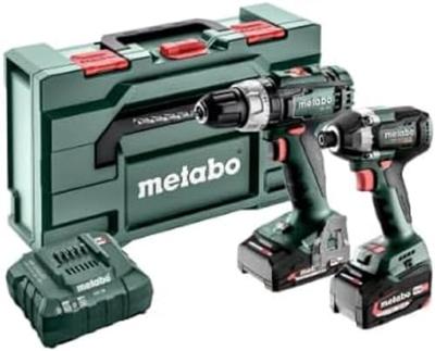 Metabo BSLBL+SSD200LTBL Accu-klopboor/schroefmachine, Accu-slagmoersleutel Incl. accu, Incl. lader Metabo BSLBL+SSD200LTBL Accu-klopboor/schroefmachine, Accu-slagmoersleutel Incl. accu, Incl. lader