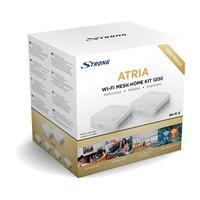 STRONG MESHKIT1200 Atria - WiFi Mesh System voor thuis: 200m2 WiFi-dekking. Meer schaduwzones. Verhoog je wifi tot 1200 Mbps. 3 Gigabit Ethernet-poorten. Ideaal Fiber Internet Box. - thumbnail