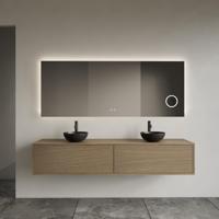 Onderkast Gliss Design Joa Ash Grey 180 CM 2 Laden Incl.Topplaat - thumbnail