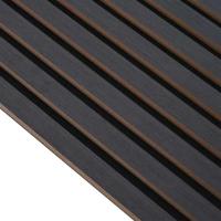 Akoestische wandpanelen 8 st latten 60,5x60 cm eikenfineer - thumbnail