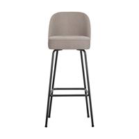 WOOOD Barkruk 'Vogue' Woven, kleur Zand (zithoogte 80cm) - thumbnail