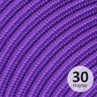 ROL 30 Meter strijkijzersnoer DONKERPAARS 3X0.75mm - thumbnail