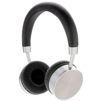 Swiss Peak koptelefoon V2 bluetooth zwart/zilver alu/PU 3 delig Swiss Peak koptelefoon V2 bluetooth zwart/zilver alu/PU 3 delig