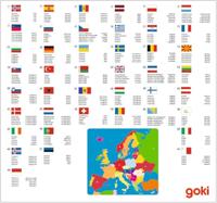 Goki houten puzzel europa - thumbnail