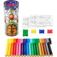 Faber Castell FC-155518 Waterbasis Viltstiften Faber-Castell Connector 18 Stuks - thumbnail