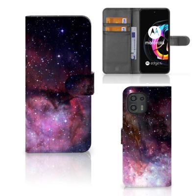 Book Case voor Motorola Edge 20 Lite Galaxy Book Case voor Motorola Edge 20 Lite Galaxy