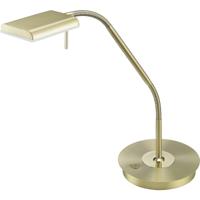 Dimbare LED Bureaulamp 12W - Warm Wit 3000K - Mat Goud - Aluminium - thumbnail