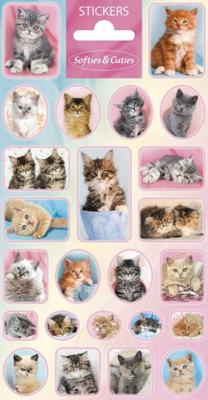 Totum Stickervel cutie kittens