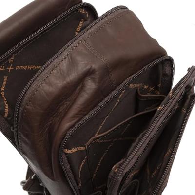 The Chesterfield Brand Crossbodybag Riga-Brown
