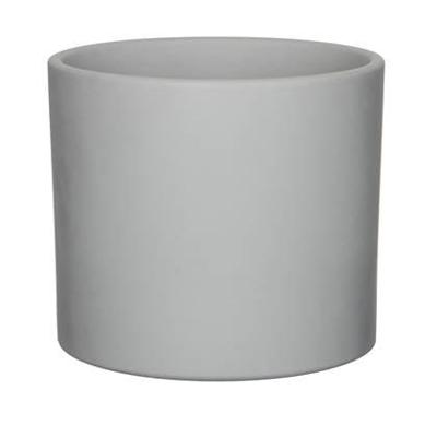 Mica Decorations bloempot Era rond 17,5x14,5cm lichtgrijs