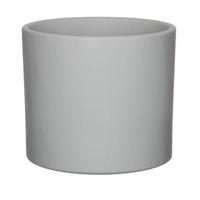 Mica Decorations bloempot Era rond 17,5x14,5cm lichtgrijs - thumbnail