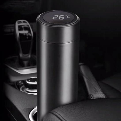 Thermosfles met graden display - Diverse kleuren