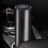 Thermosfles met graden display - Diverse kleuren - thumbnail