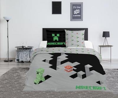 Minecraft Dekbedovertrek TNT 240 x 220 cm - polykatoen Minecraft Dekbedovertrek TNT 240 x 220 cm - polykatoen