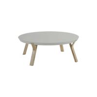 Kave Home Kave Home Dilos rond, hout grijs,, 90 x 32 x 90 cm - thumbnail