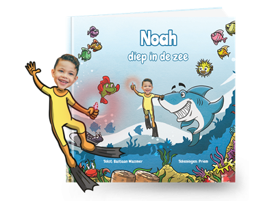 Diep in de Zee - gepersonaliseerd kinderboek met naam en foto