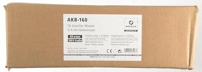 Monacor AKB-160 compacte 100 volt versterker, 1x 40 watt