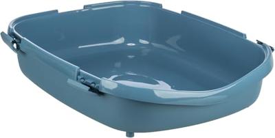 TRIXIE KATTENBAK PRIMO XXL TOP MET KAP BLAUW / WIT 71X56X47 CM