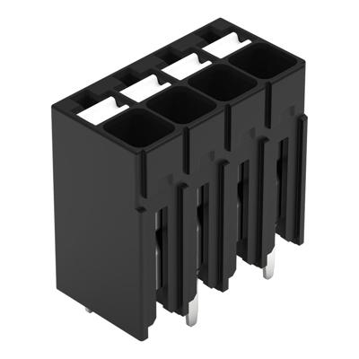 WAGO 2086-1124/300-000 Printklem 1.50 mm² Aantal polen 4 Zwart 1 stuk(s)